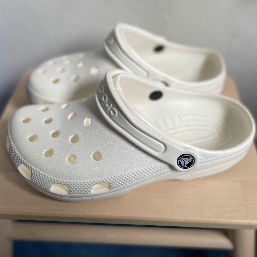 White Crocs